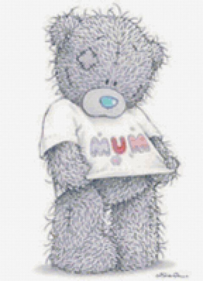 Мишка тедди в футболке - мишка тедди, мишки, медведь - предпросмотр