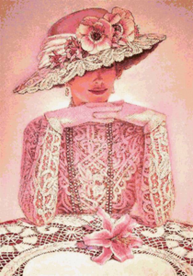 женщина в шляпке - образ, женщина - предпросмотр