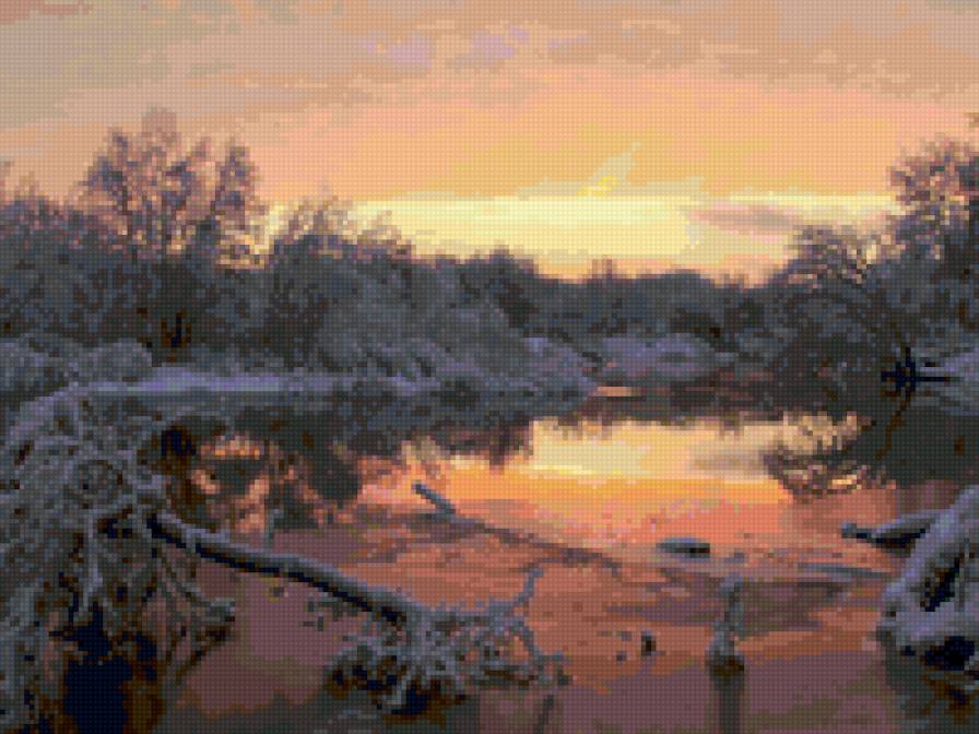 Закат - милое, закат, природа - предпросмотр