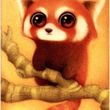 Схема вышивки «Зверик 1»