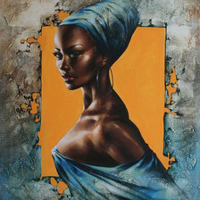 Схема вышивки «девушка»