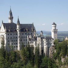 Схема вышивки «Замок Neuschwanstein»