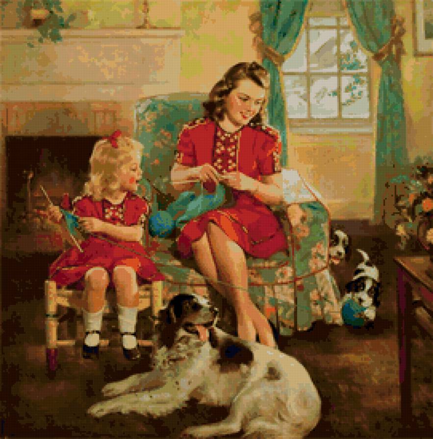 серия "мамы" - мамы.дети.собака - предпросмотр