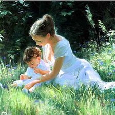 Схема вышивки «серия "мамы"»