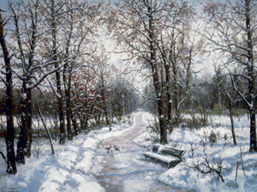 Зимняя сказка - времена года - предпросмотр