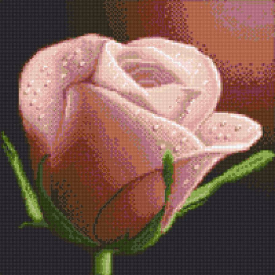 Розовый бутон - флора.розы, цветы, природа - предпросмотр