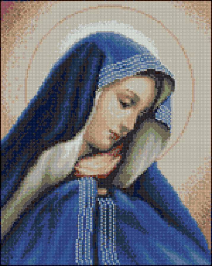 Мадонна Долороза - девушки, люди, живопись.иконы - предпросмотр