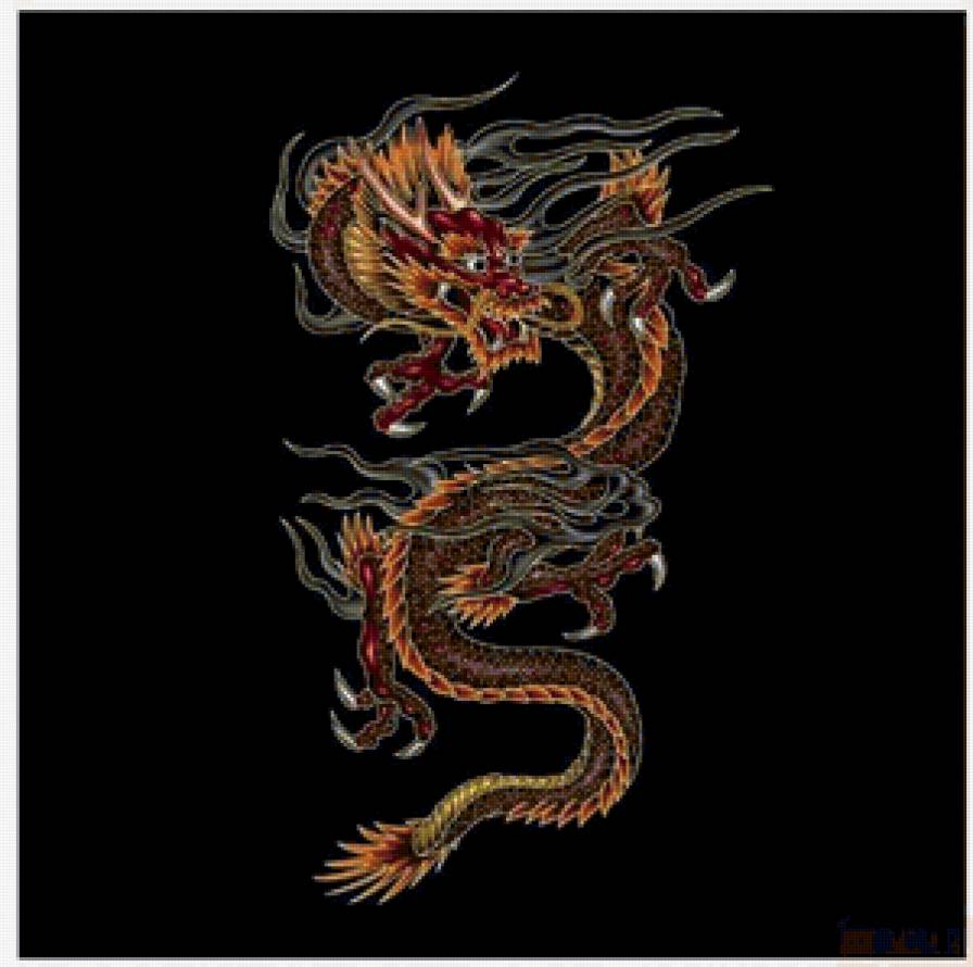 дракон - дракон, змея - предпросмотр