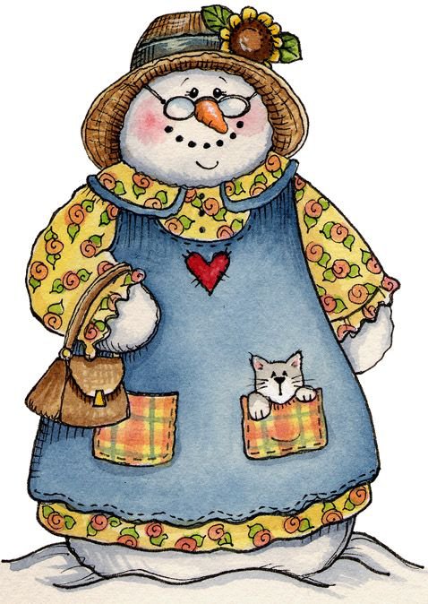 Снеговик 4 - зима, новый год, снеговик - оригинал