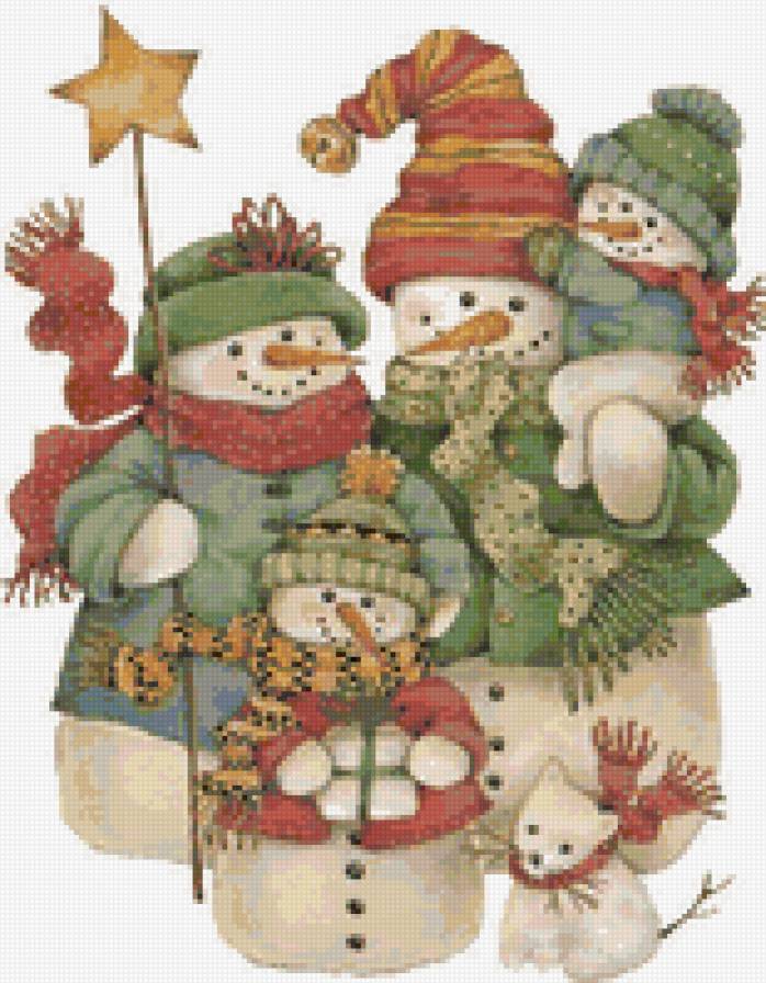 Снеговик 8 - новый год, зима, снеговик - предпросмотр