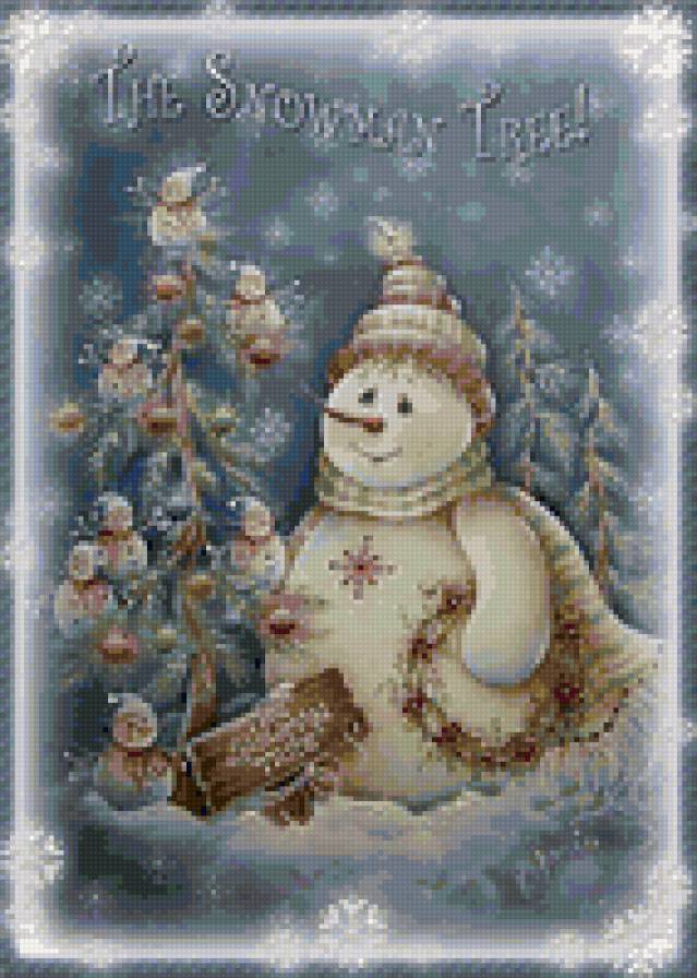 Снеговик 13 - новый год, зима, снеговик - предпросмотр