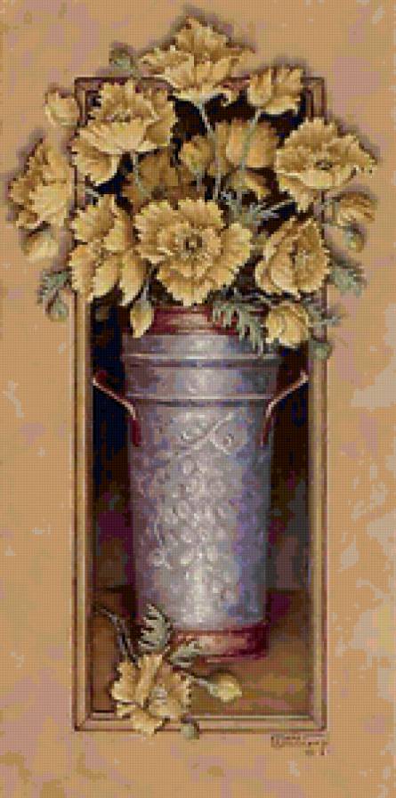 Желтые маки - живопись, декор, цветы - предпросмотр