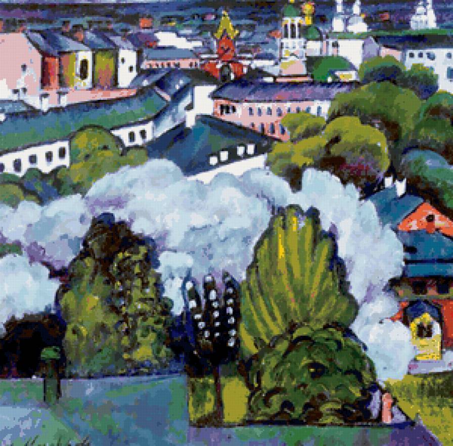 Москва - живопись, илья машков - предпросмотр