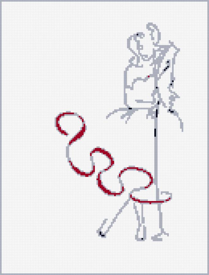 Пара - пара, графика, он и она - предпросмотр