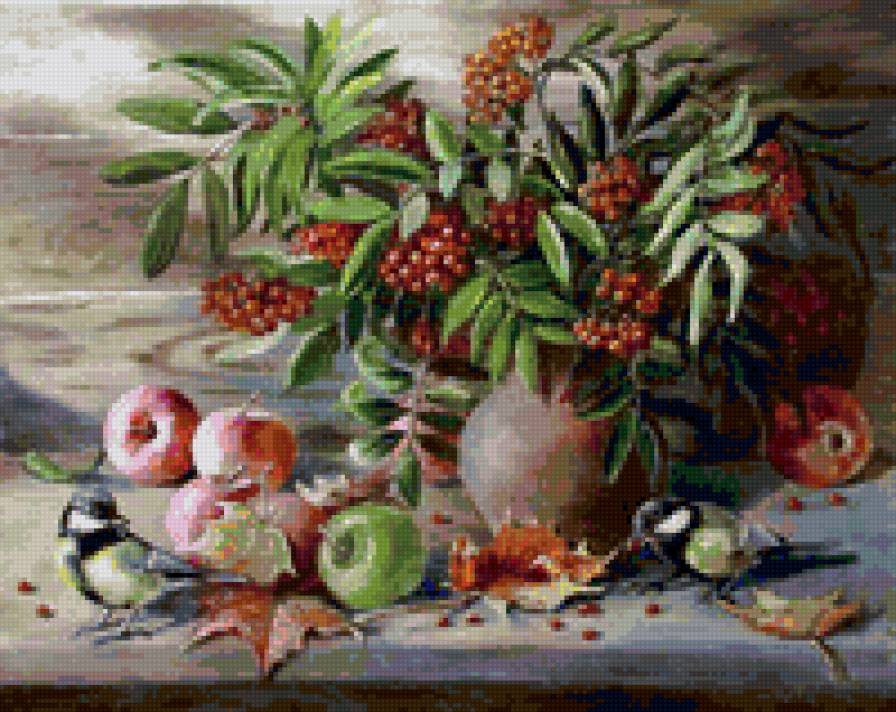 осенний натюрморт - ольга воробьева - предпросмотр