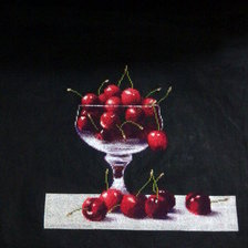 Схема вышивки «вишни»