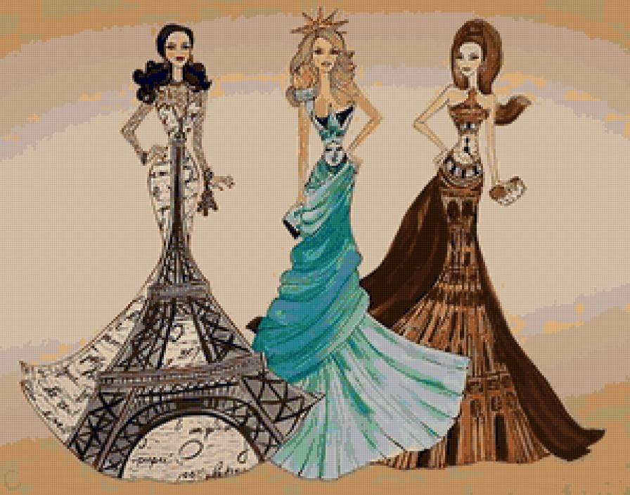 Три страны... - девушки - предпросмотр