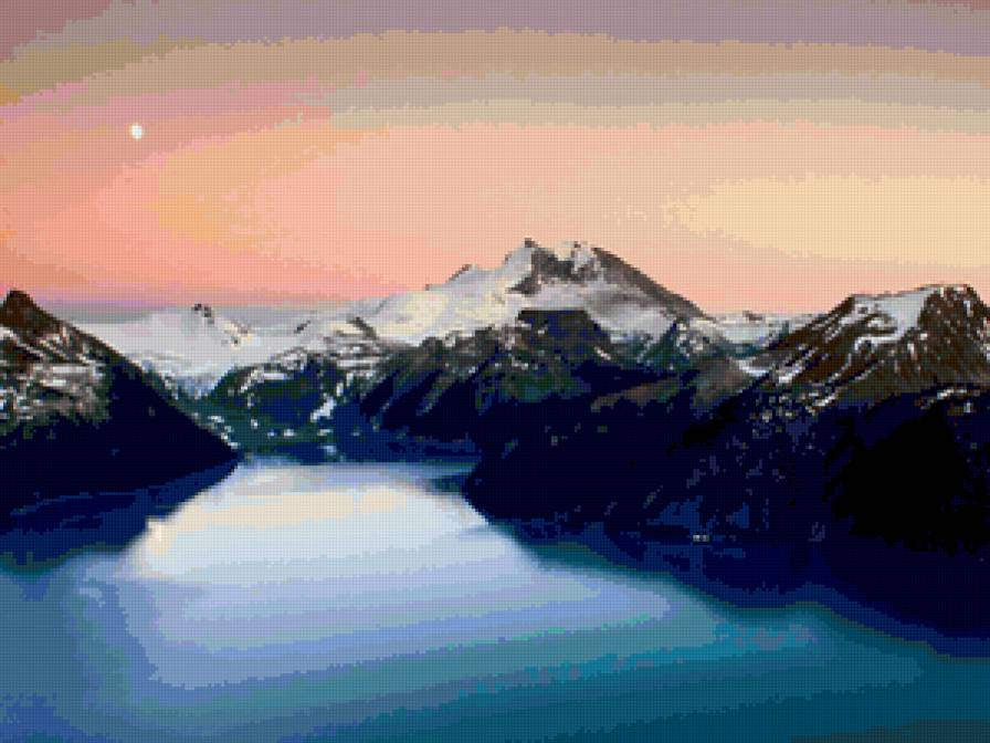 горы - вода, горы - предпросмотр