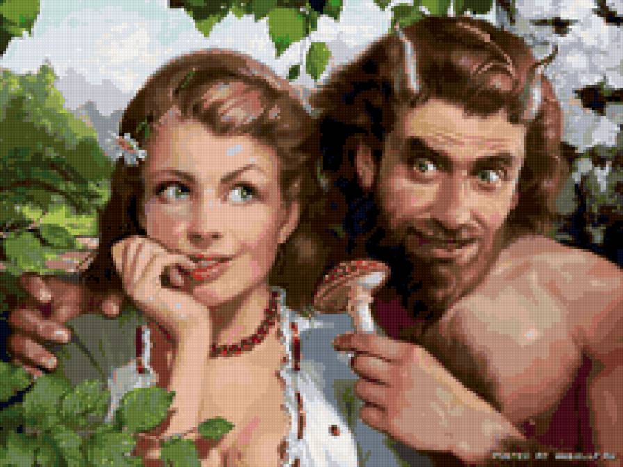 Девушка и черт - черт, девушка, мистика - предпросмотр