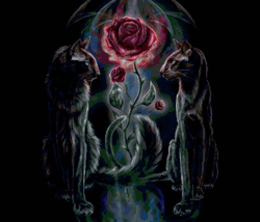 кошки - готика, кошки - предпросмотр