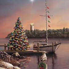 Схема вышивки «Маяк»