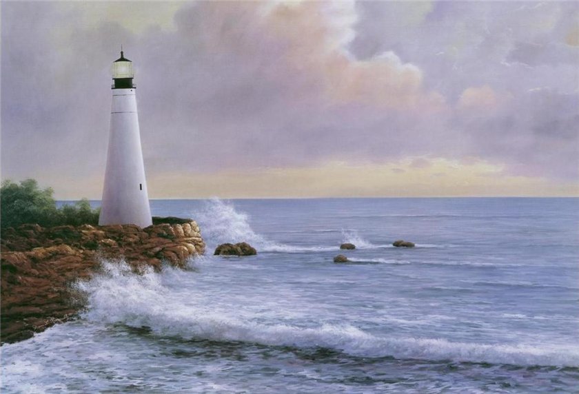 Маяк - морские мотивы - оригинал