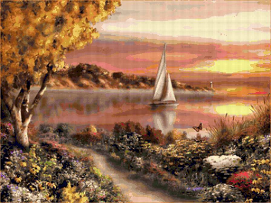 Маяк - морские мотивы - предпросмотр