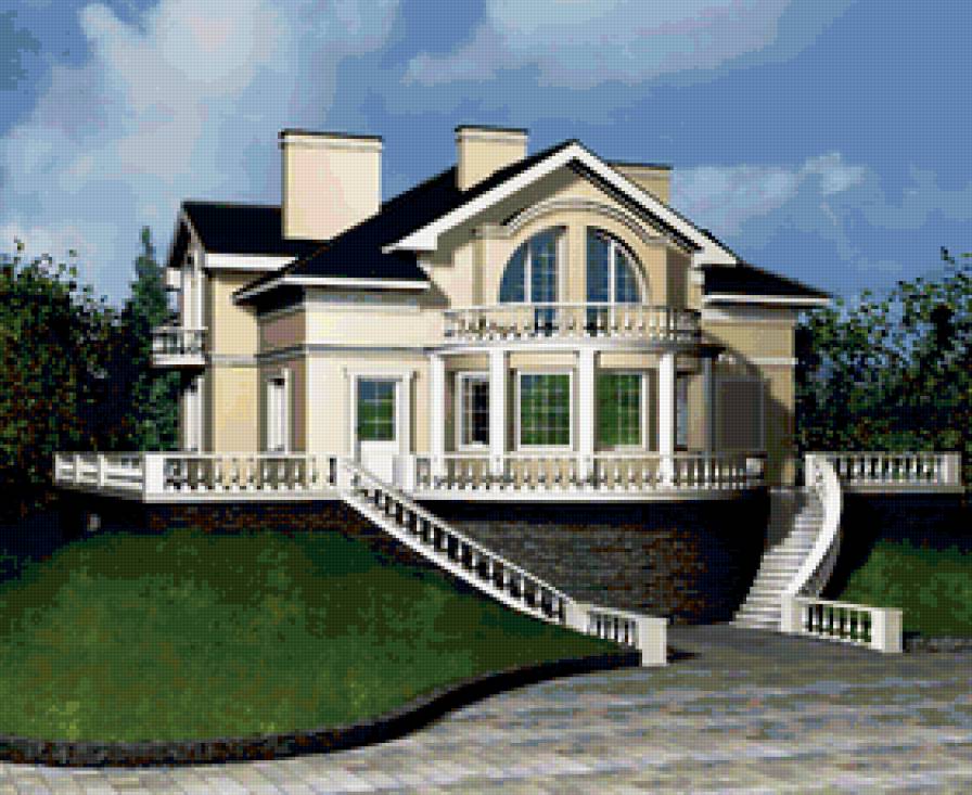 №168707 - дворец, коттедж, домик, особняк, дом - предпросмотр