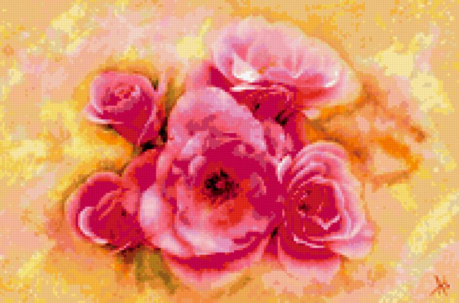 шиповник - цветы - предпросмотр