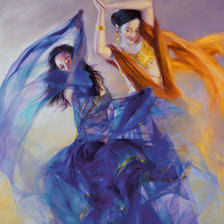 Оригинал схемы вышивки «Ветер танца» (№168911)