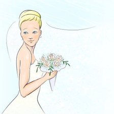 Схема вышивки «Невеста»