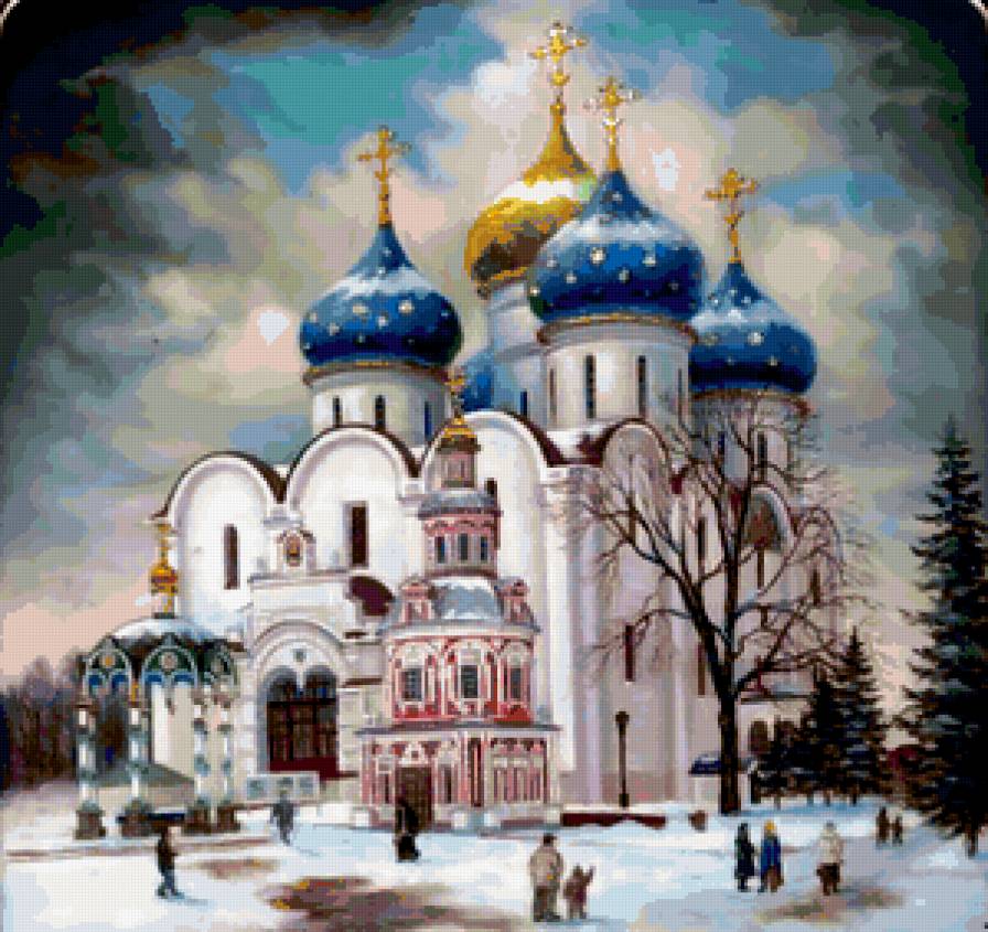 Загорск - городской пейзаж - предпросмотр