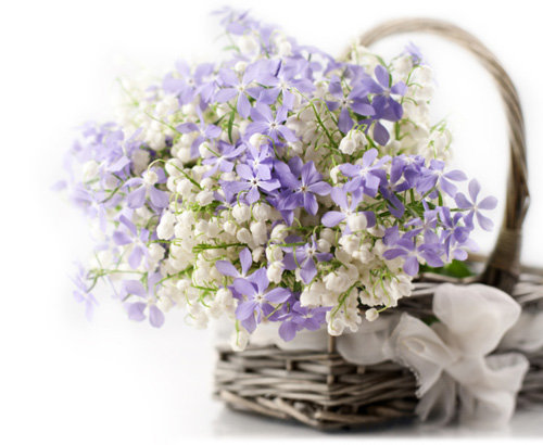 сирень и ландыши - цветы - оригинал