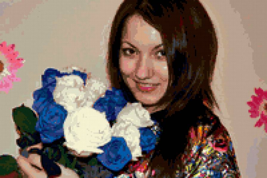 Синие розы - предпросмотр