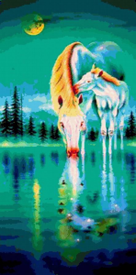 №169429 - животни, пейзаж, лошади - предпросмотр