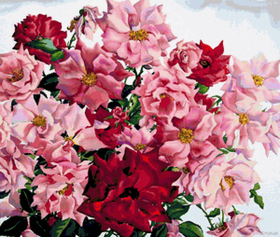 Серия "Букет" - цветы, розы, букет - предпросмотр