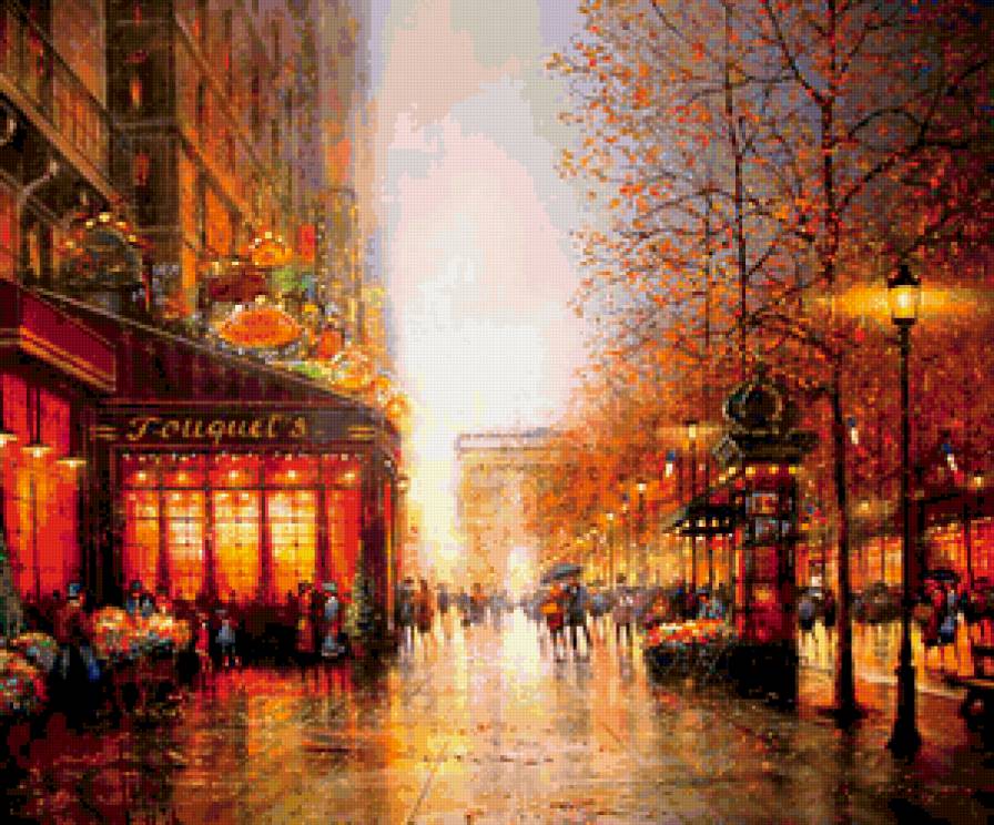 Елисейские поля - франция, елисейские поля, париж - предпросмотр