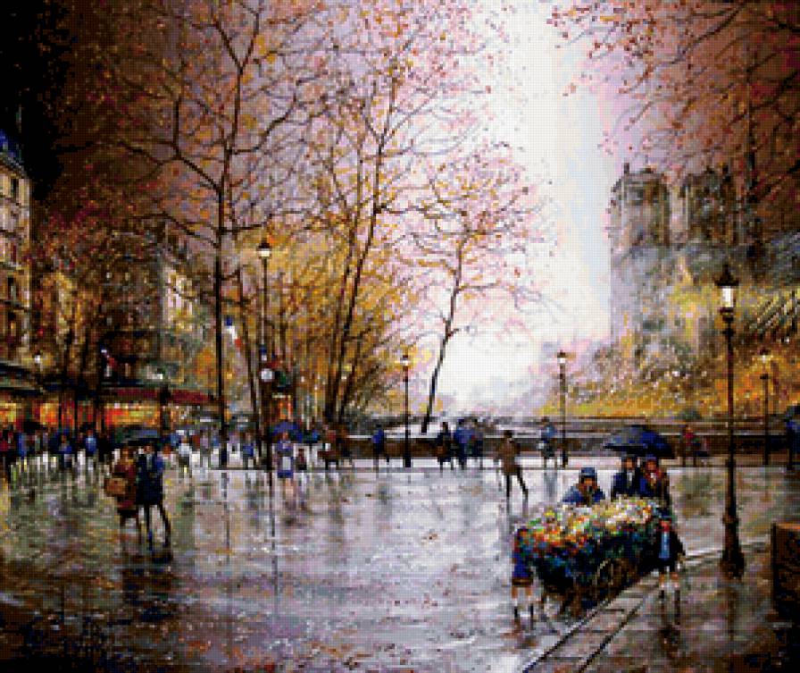 Мост Архиепископии - париж, мост архиепископии, франция - предпросмотр