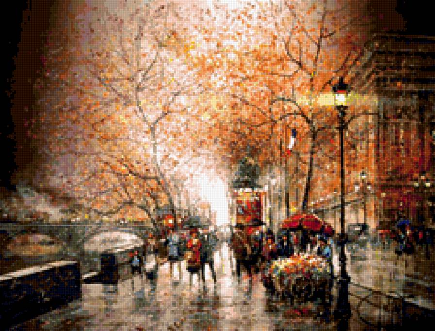 Луврская Набережная - луврская набережная, лувр, франция, париж - предпросмотр