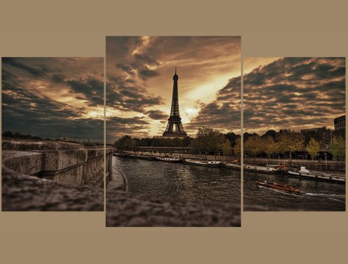 №170221 - река, башня, париж - оригинал