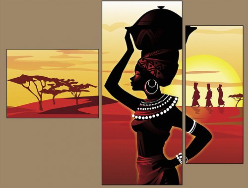 №170255 - песок, африка, девушка - оригинал