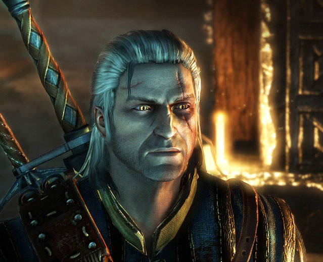 Ведьмак - портрет, фэнтази, мужчина, легенда - оригинал