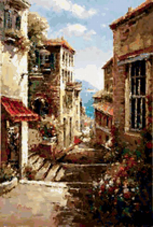 Улочка ! - лето, город, улица - предпросмотр