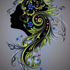 Схема вышивки «женский образ»