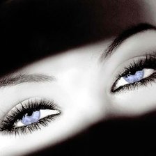 Схема вышивки «глаза»