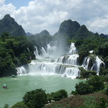 Схема вышивки «Водопад 2»