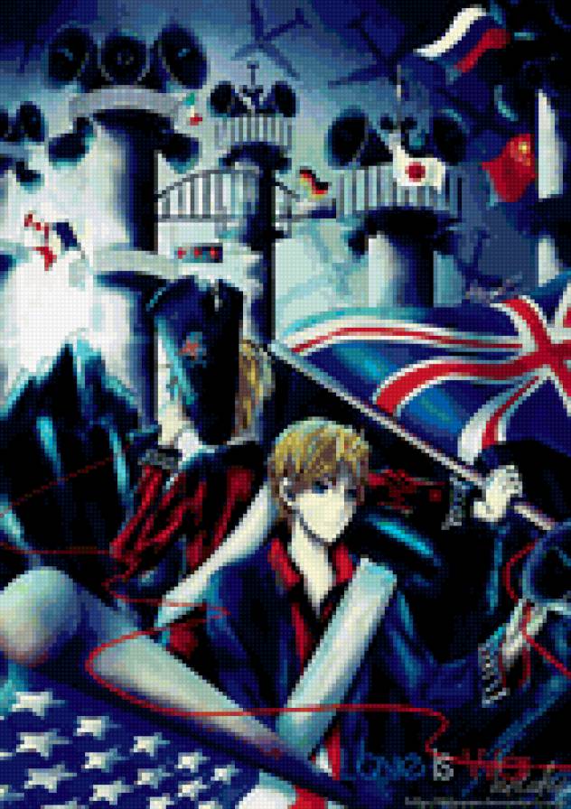 Хеталия арт - аниме, хеталия, англия, фанарт - предпросмотр