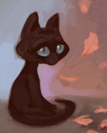 Картинка из сери "BLACK  KAT" - кот, кошка, картинка, животные, черный, юмор - оригинал