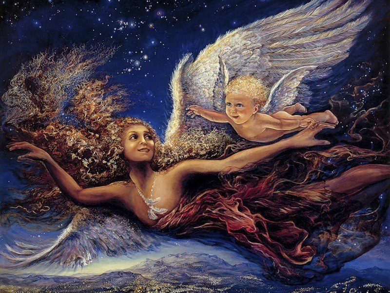 Josephine Wall - фэнтези - оригинал