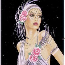 Схема вышивки «а-ля 30-ые»